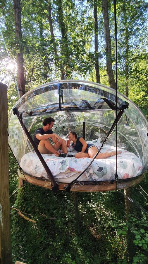 Les Bulles De La Maison Du Rocher Noisy-sur-Ecole ภายนอก รูปภาพ